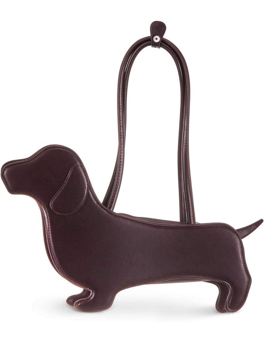 Brown Dachshund Shaped Bag - Unbranded